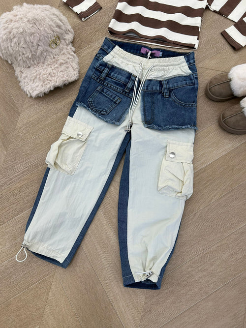 polo crop marrone