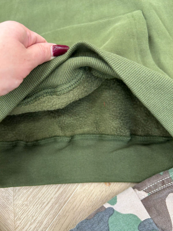 felpa basic verde