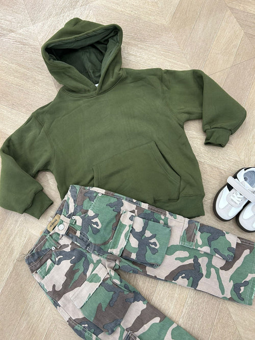 felpa basic verde