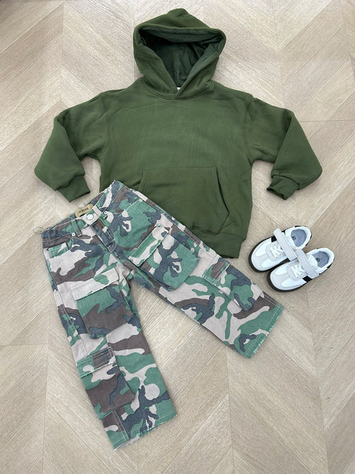 felpa basic verde