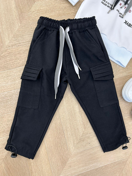 pantalone tasconi nero