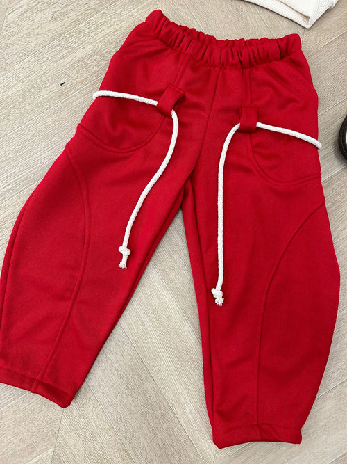pantatuta con corda rosso