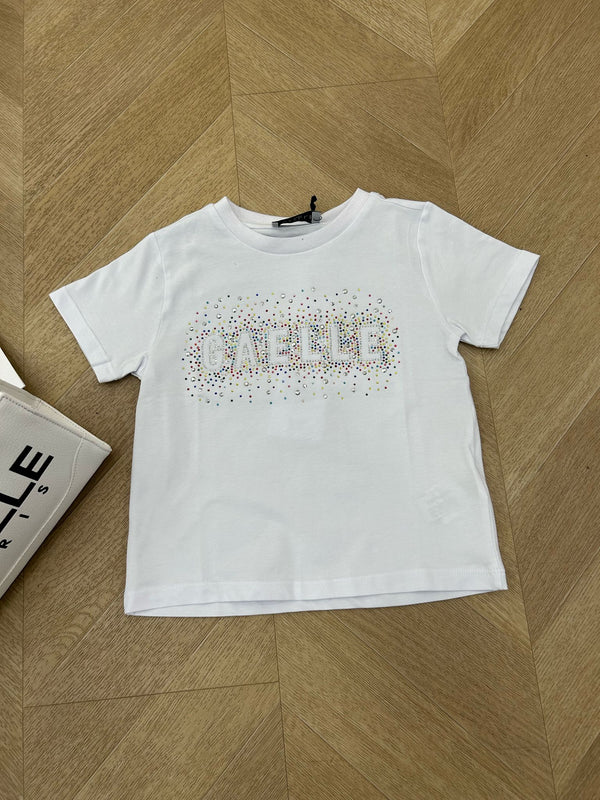 maglia strass colorata