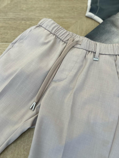 pantalone loris beige