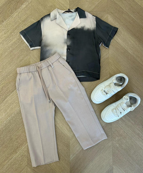 pantalone loris beige