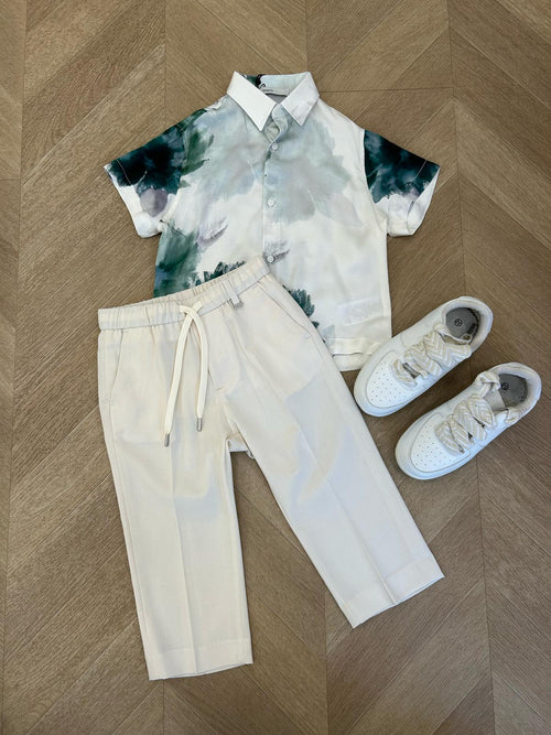 pantalone loris panna