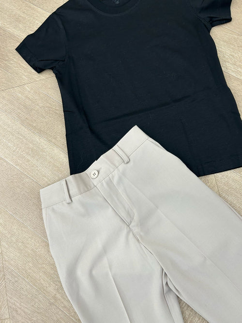 t-shirt regular nero