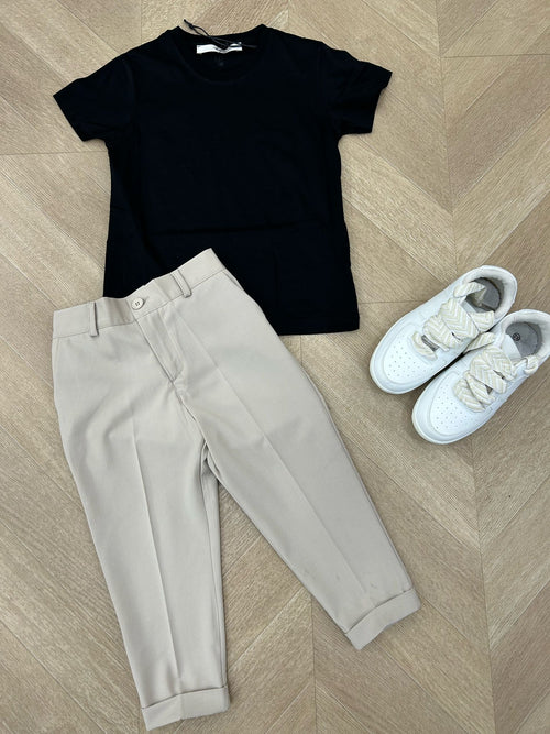 pantalone zeno beige