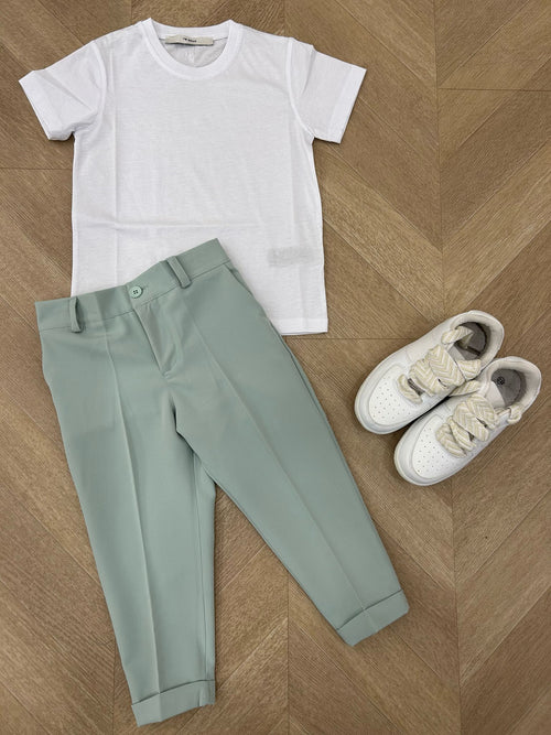 pantalone zeno salvia