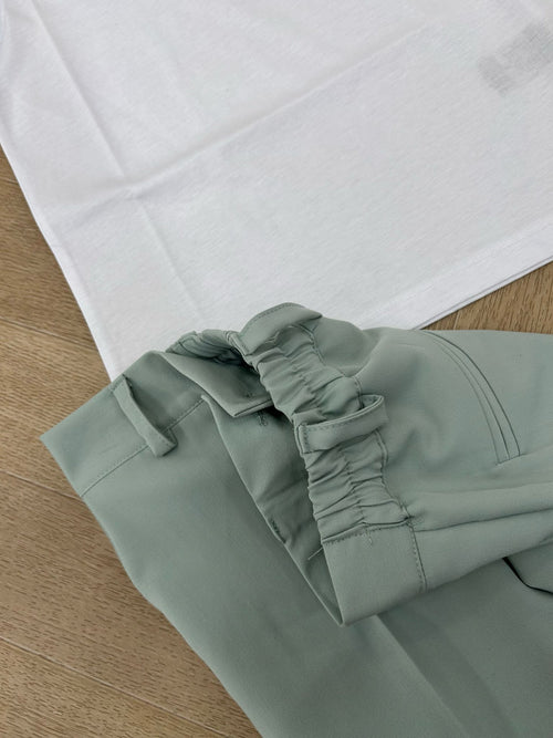 pantalone zeno salvia