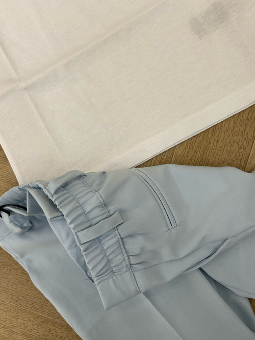pantalone zeno celeste