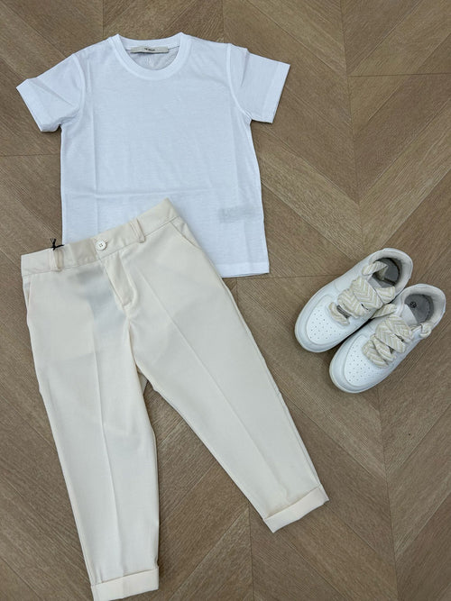 pantalone zeno panna