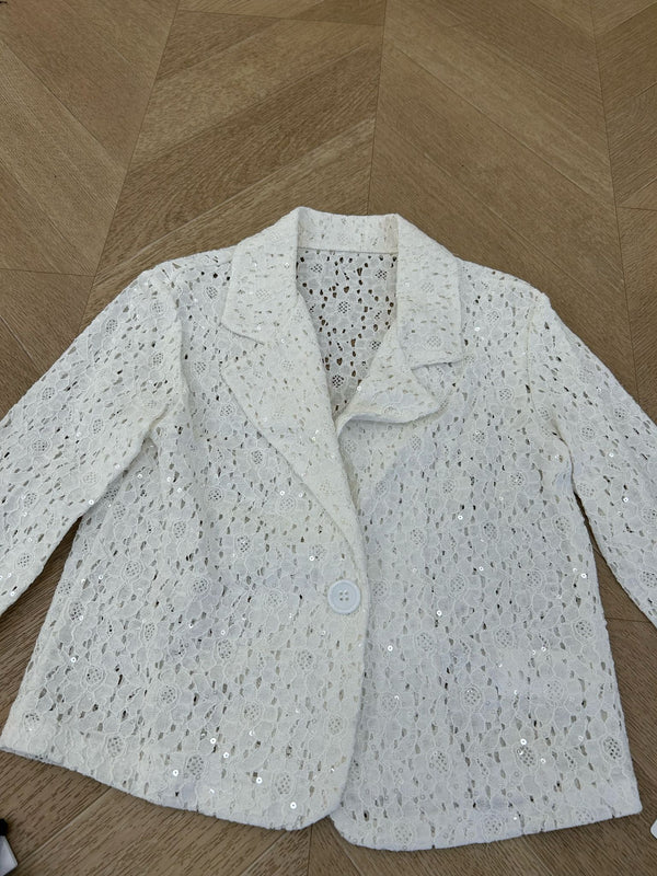 giacca titti bianca
