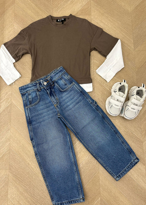 maglia elia marrone