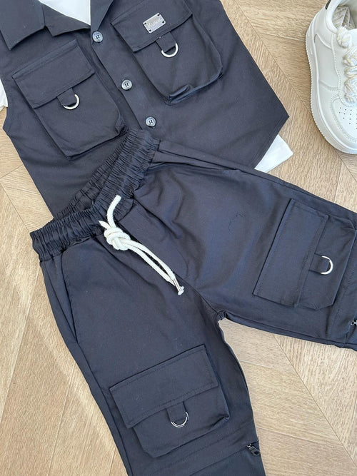 coordinato tyler nero