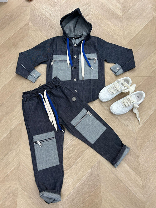 coordinato usa blu