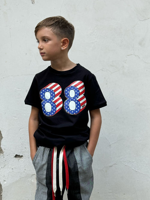 t-shirt america nera