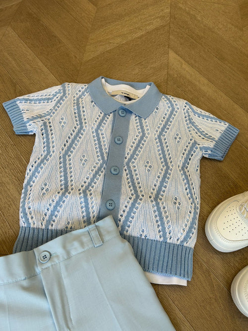 cardigan azzurro