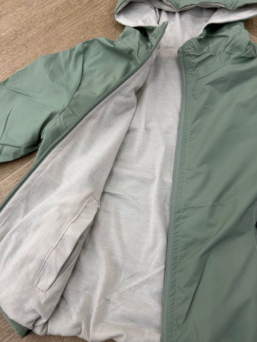 giubbino double face verde