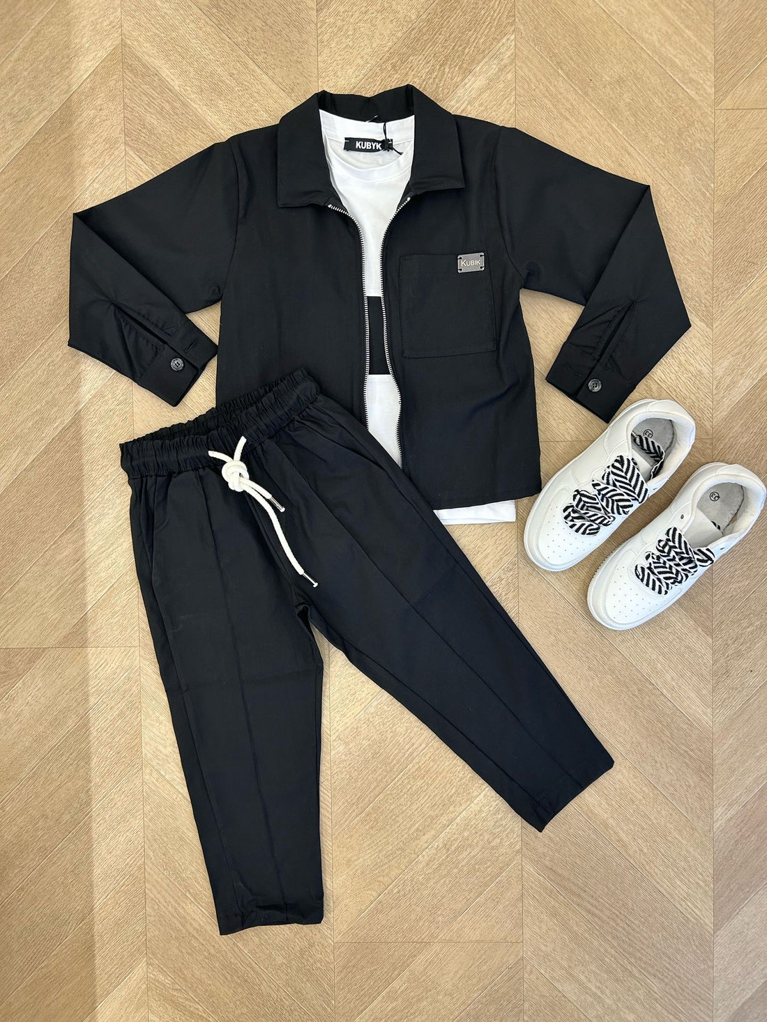 coordinato ricki nero