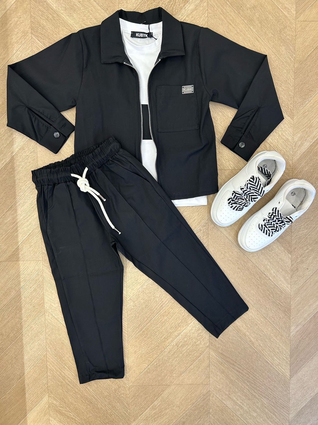 coordinato ricki nero