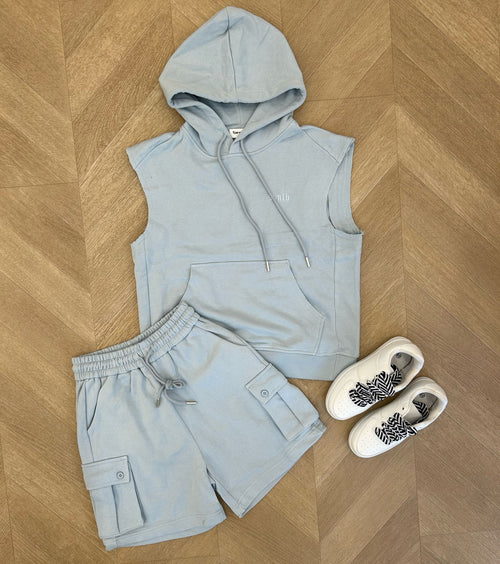 coordinato kevin azzurro