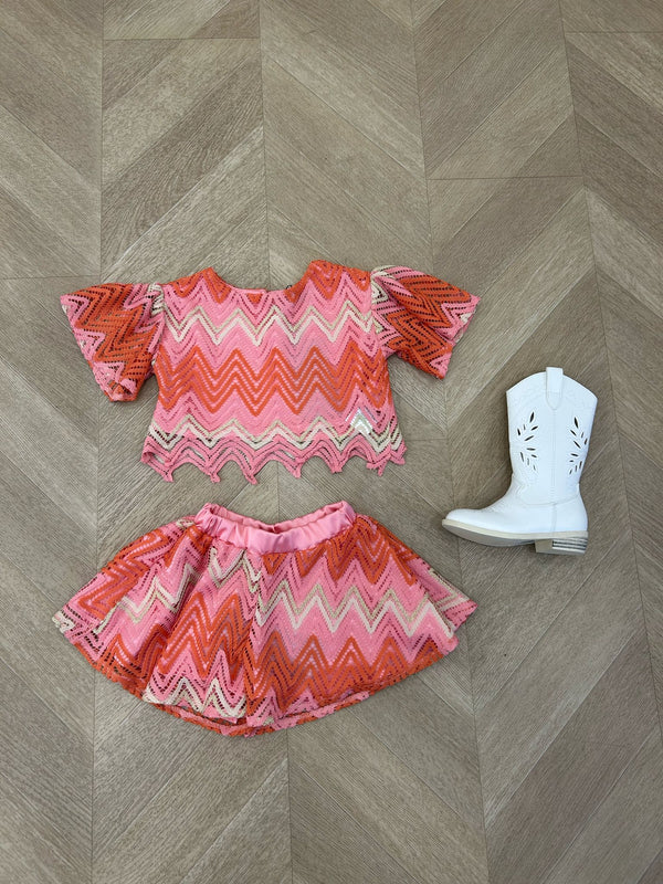 coordinato multicolor