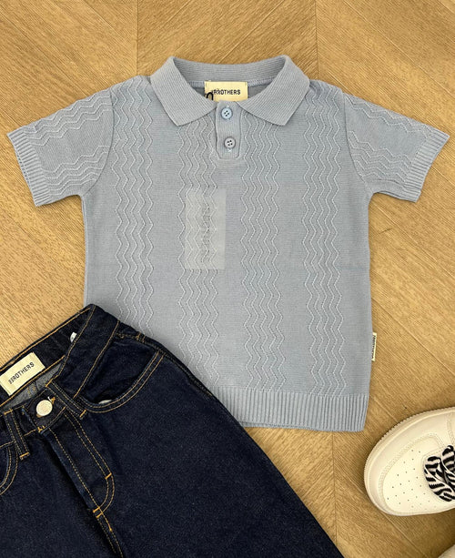 polo chuck azzurra