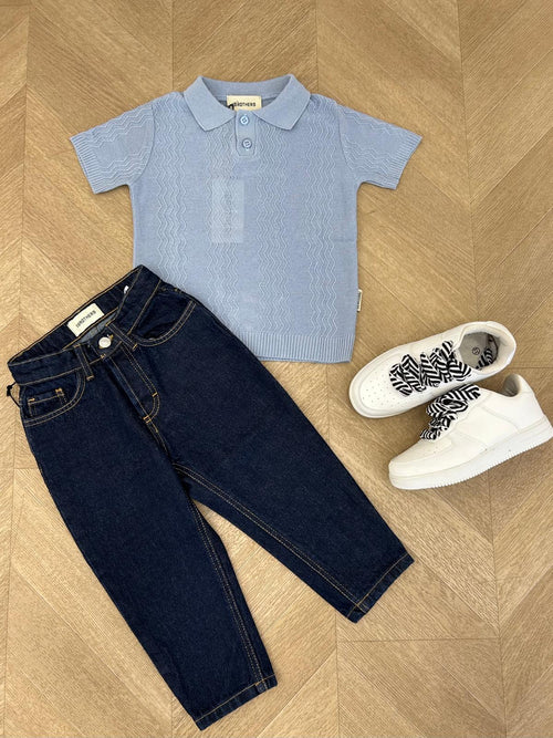 polo chuck azzurra
