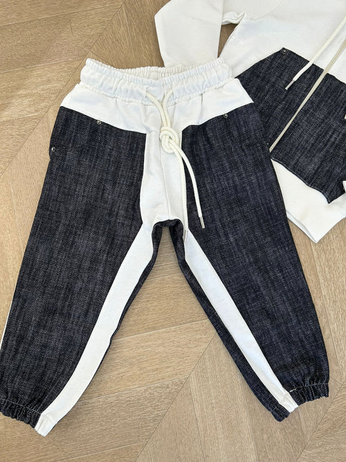 tuta zip jace bianca