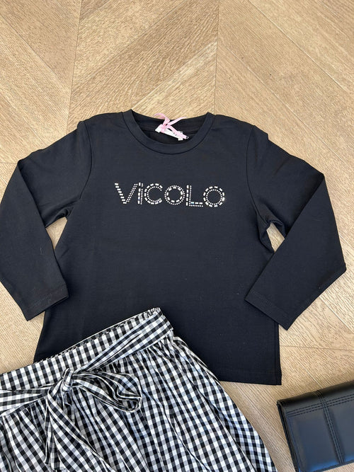 maglia diamond nera