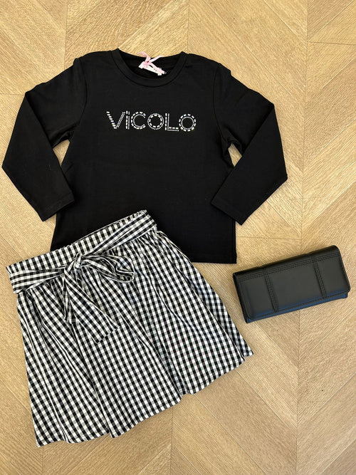 maglia diamond nera