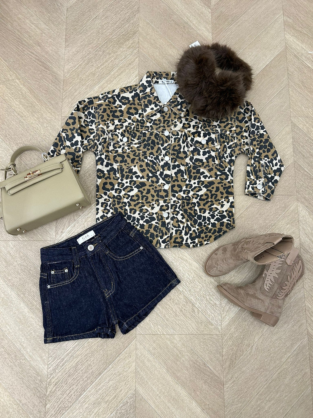 pantaloncino denim