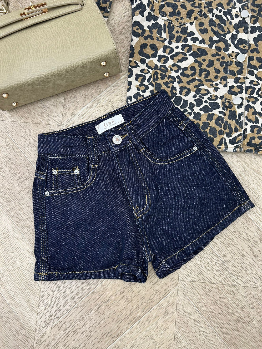 pantaloncino denim