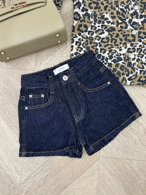 pantaloncino denim