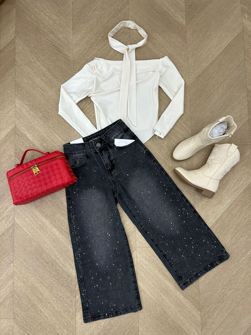 jeans costellazioni palazzo grigio