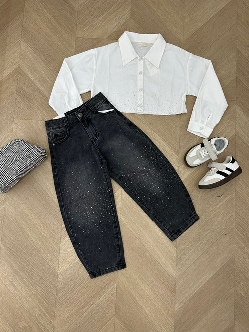 jeans costellazione balloon nero