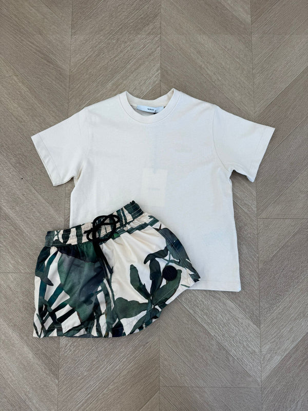 costume foglie verde