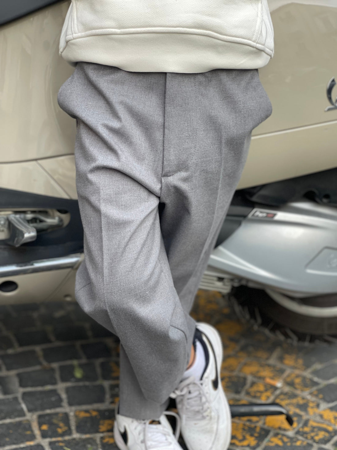 Pantalone grigio imb