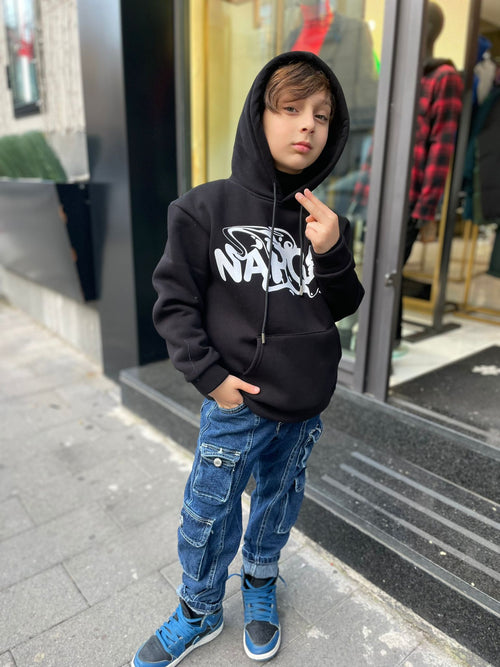 felpa napoli nera