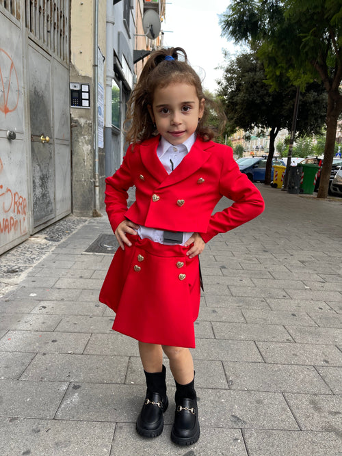Tailleur rosso