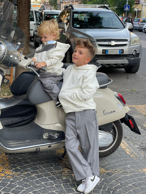 Pantalone grigio imb