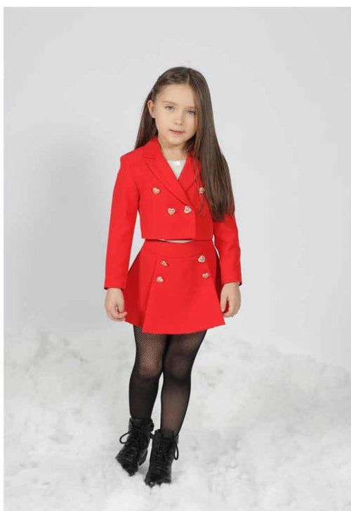 Tailleur rosso