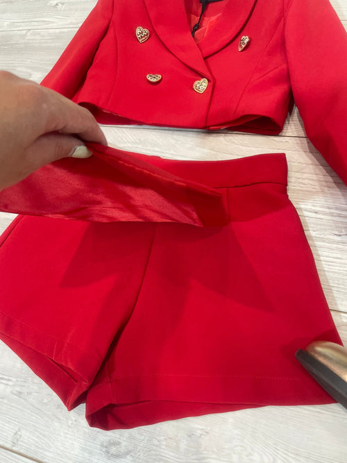 Tailleur rosso