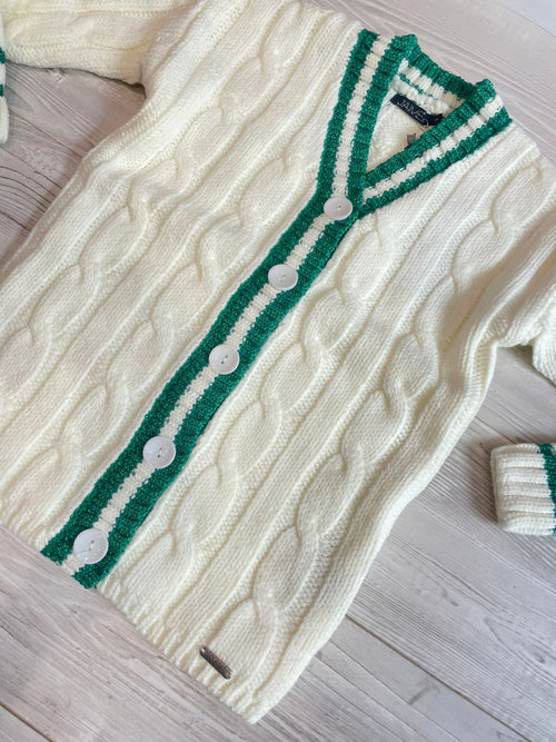 Cardigan panna