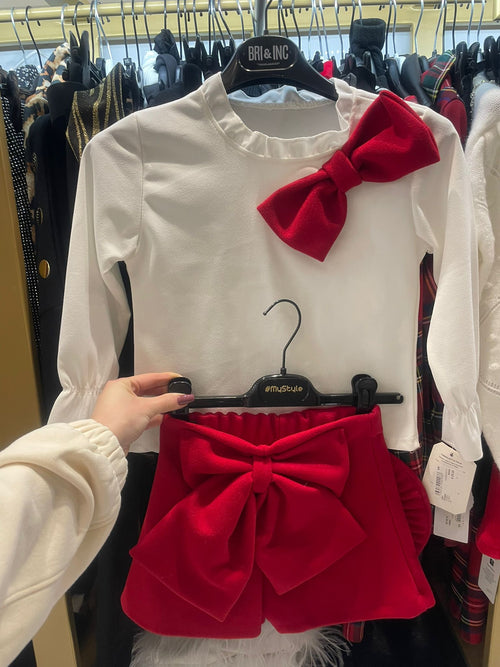 Coordinato fiocco