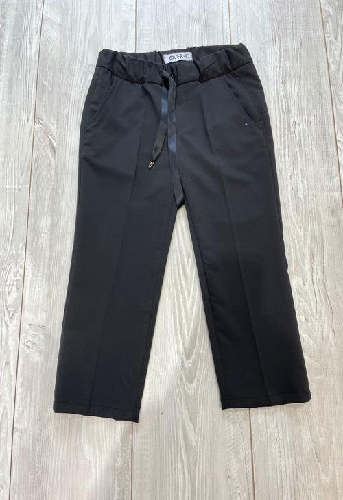 pantalone laccio in raso