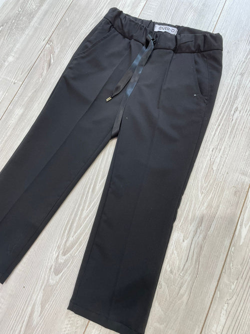 pantalone laccio in raso